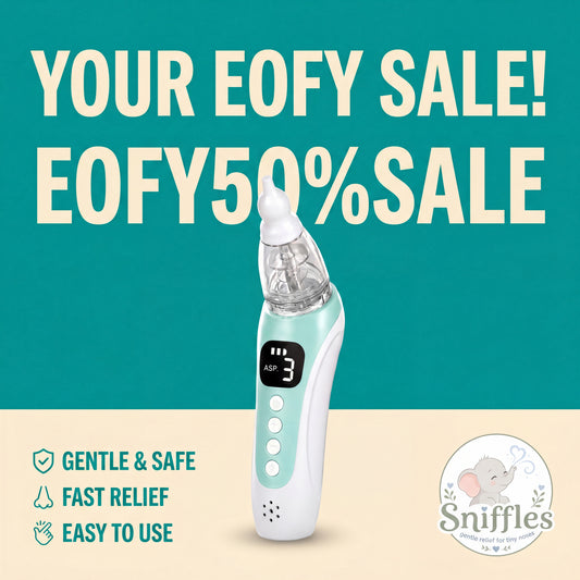 Sniffles baby nasal aspirator